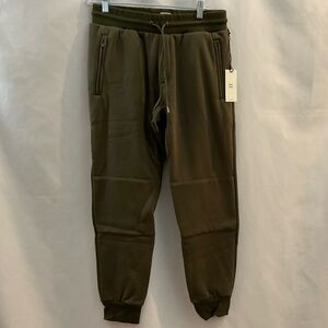 Swet Tailor Stretch Fleece Jogger Army Green L